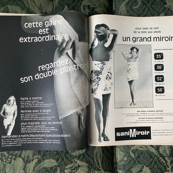Vintage XL Magazine Book Jour De Fance Brigitte Bardot Castles Ads and more 60s - Picture 3 of 5